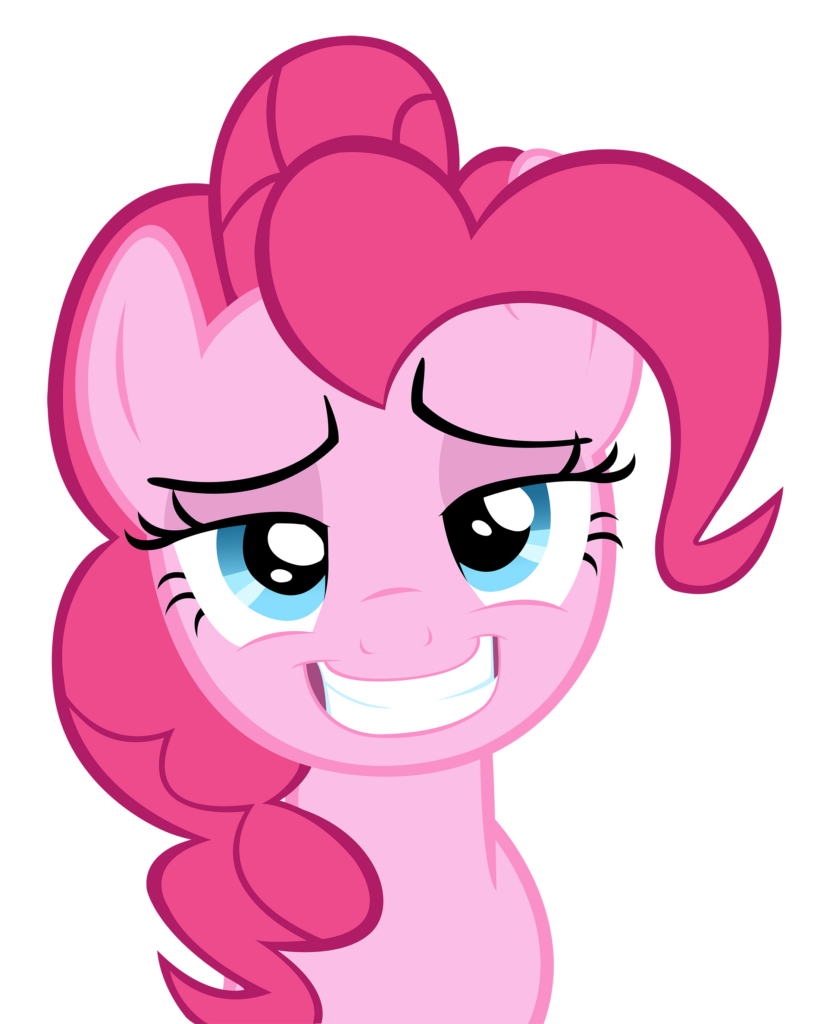 Pinkie Pie gives you a sus look
